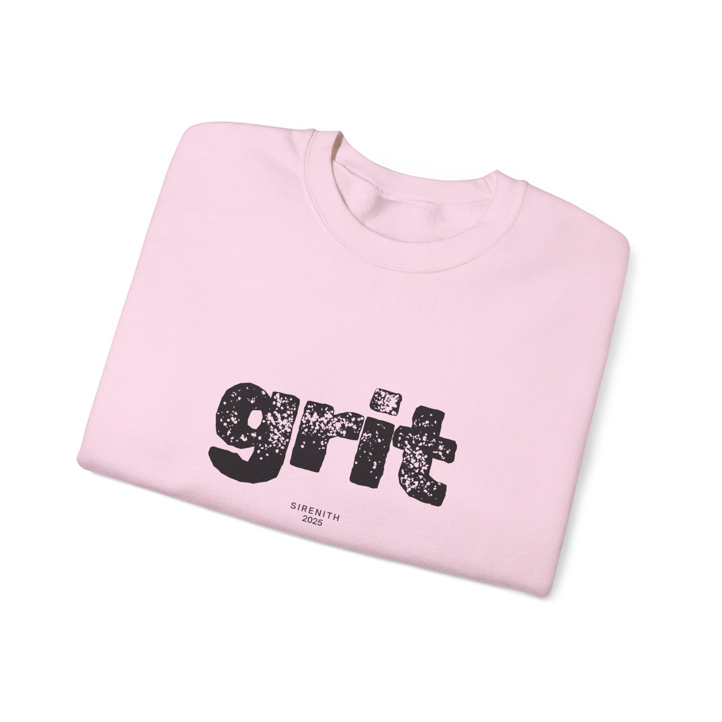 Grit Inspirational Crewneck Sweatshirt | Cozy Unisex Pullover, Motivational Gift, Perfect for Fall, Self-Care Apparel, Casual Everyday Wear