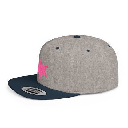 Stylish Flat Bill Snapback Hat, Trendy Cap for Everyday Wear, Perfect Gift for Sports Lovers, Casual Streetwear, Fun Fashion Accessory