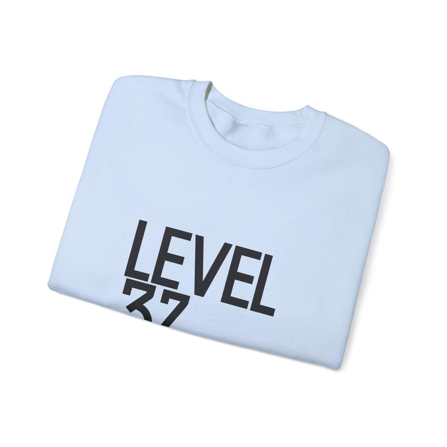 Level 37 Unisex Heavy Blend™ Crewneck Sweatshirt - Gaming Gift, Casual Wear, Birthday Present, Trendy Sweater, Unique Design