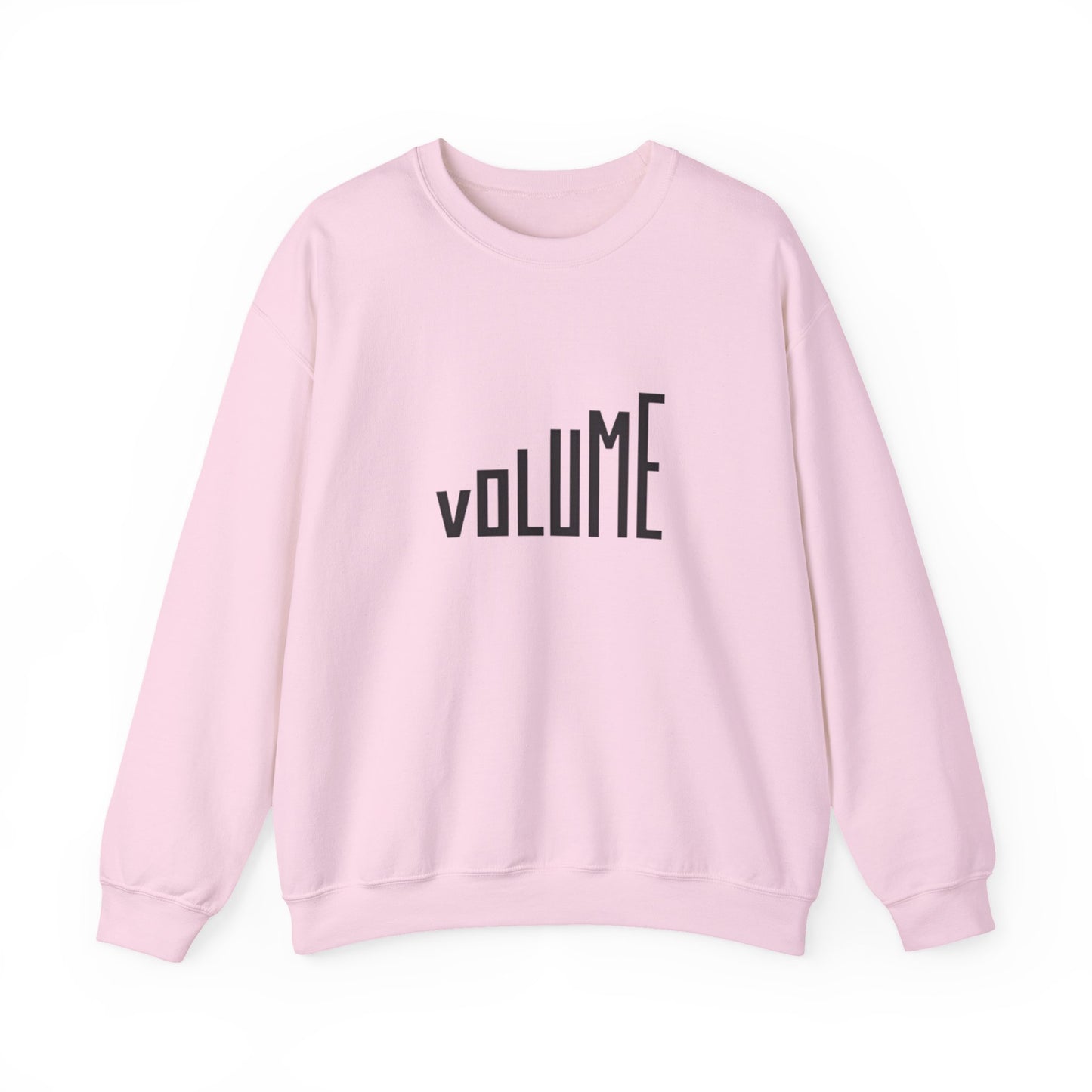 Volume Graphic Unisex Crewneck Sweatshirt - Cozy Casual Wear, Music Lover Gift, Festival Attire, Comfortable Everyday Style, Trendy