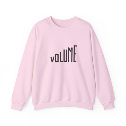 Volume Graphic Unisex Crewneck Sweatshirt - Cozy Casual Wear, Music Lover Gift, Festival Attire, Comfortable Everyday Style, Trendy