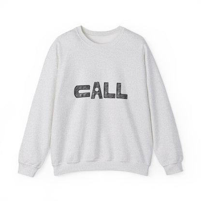 Call Graphic Unisex Crewneck Sweatshirt, Cozy Apparel, Casual Wear, Everyday Style, Gift for Friends