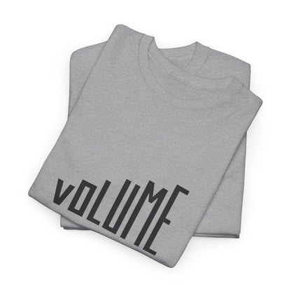 Volume Graphic Heavy Cotton Tee, Music Lover Tee, Casual Tees, Gift for Musicians, Music Festival Shirt