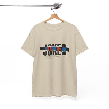 Joker Graphic Tee,  Heavy Cotton Tee, Streetwear Shirt, Casual Wear Tee, Gift for Fans, Movie Merchandise