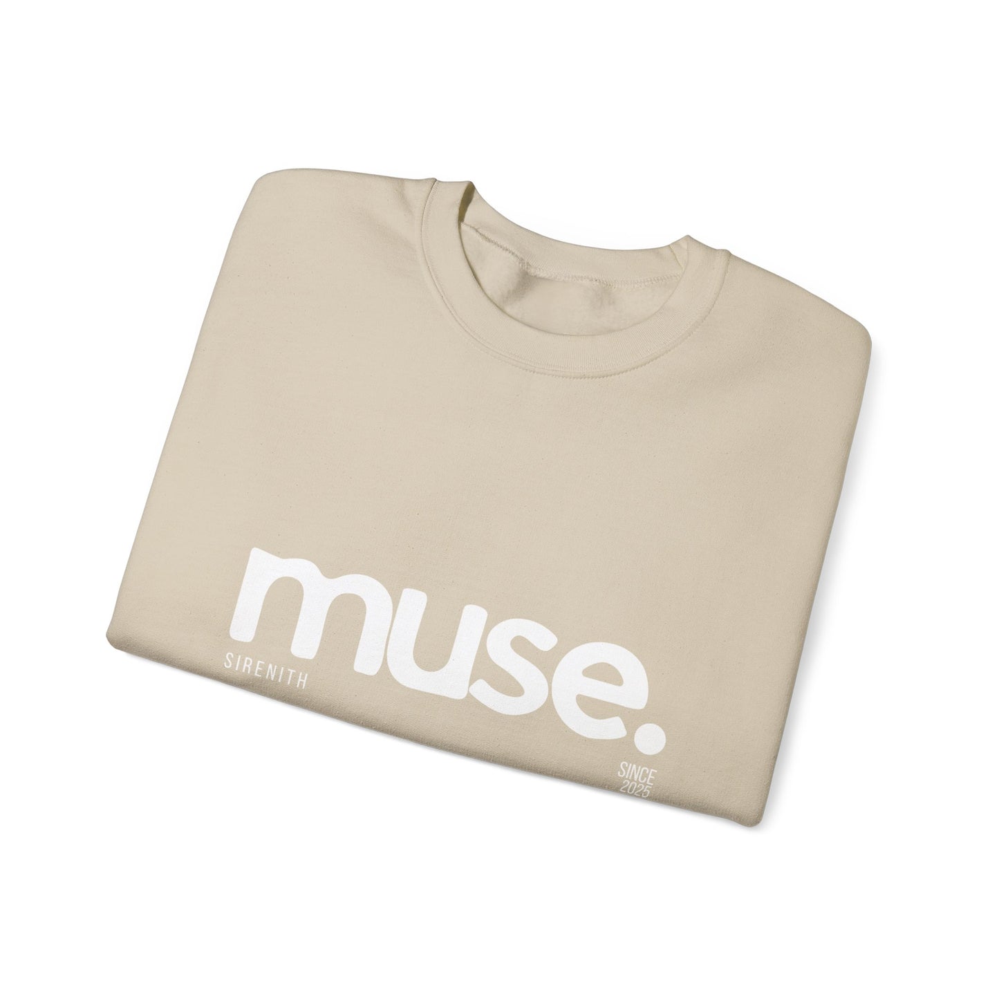 Chic Muse Unisex Heavy Blend Crewneck Sweatshirt, Cozy Casual Style, Gift for Creatives, Fashionable Sweatshirt, Layering Essential