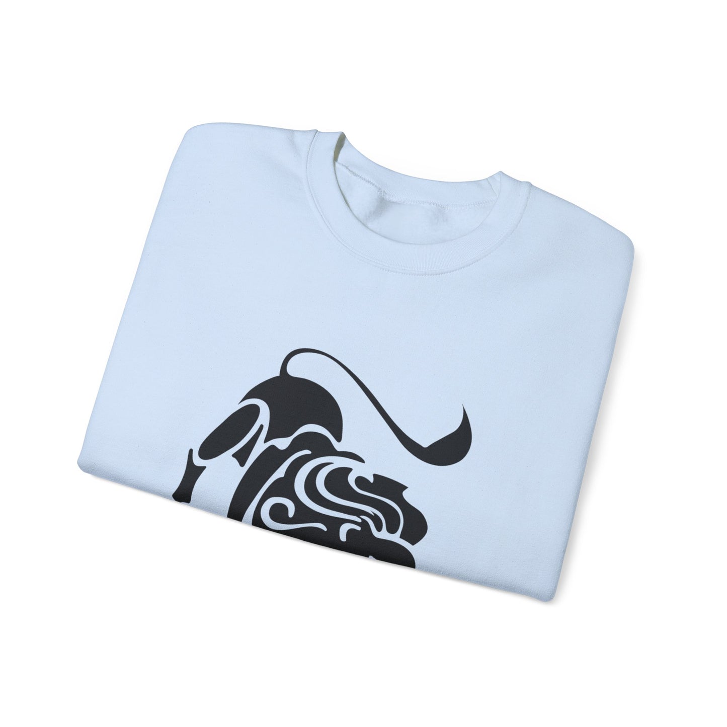 Fierce Lion Crewneck Sweatshirt | Unisex Heavy Blend for Everyday Comfort, Casual Fashion, Gift for Animal Lovers, Cool Sweatshirt