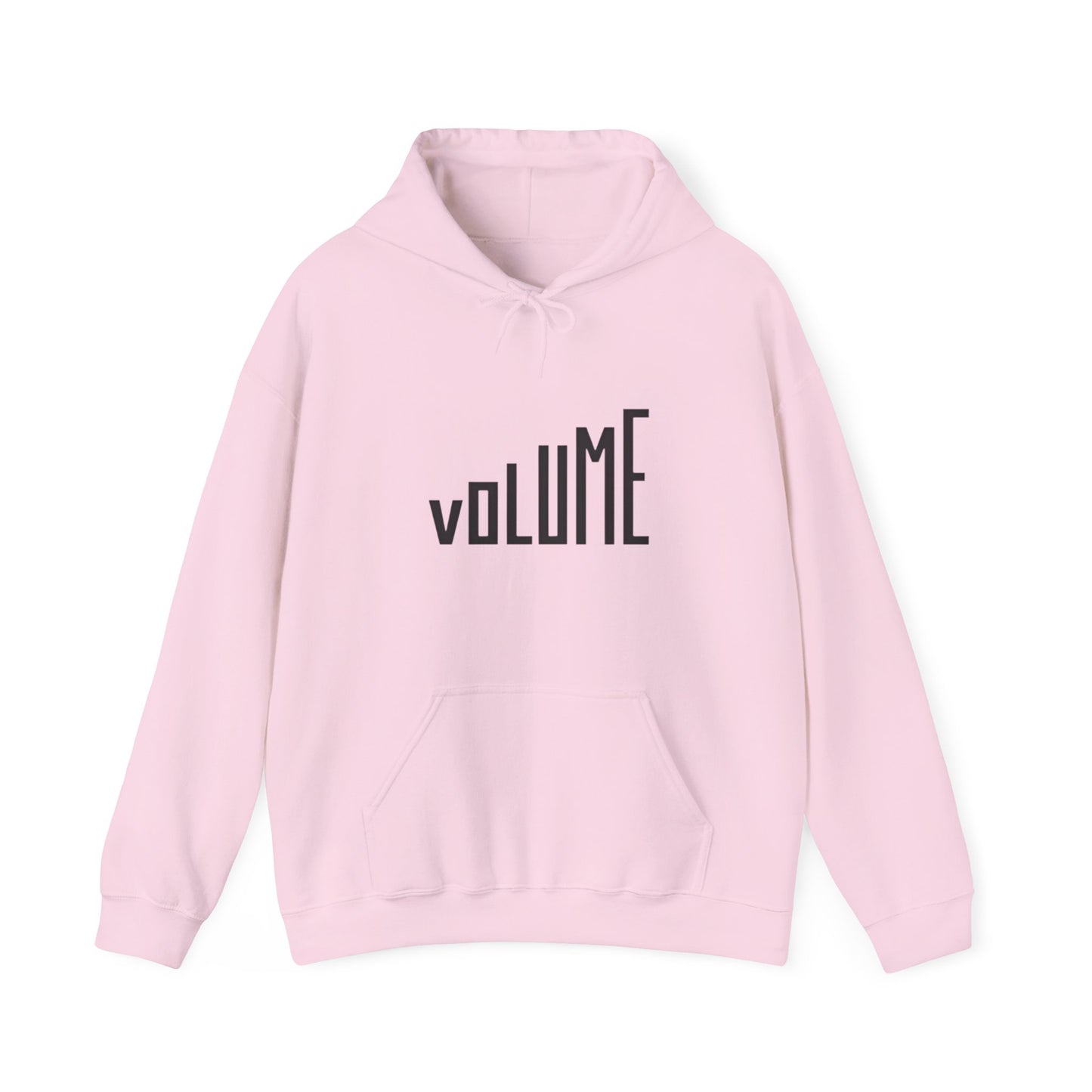 Volume Graphic Unisex Hoodie, Cozy Sweatshirt, Casual Wear, Music Lover Gift, Trendy Streetwear, Lounge Hoodie
