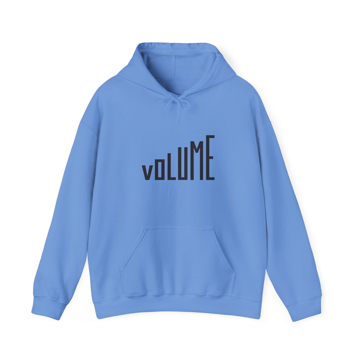 Volume Graphic Unisex Hoodie, Cozy Sweatshirt, Casual Wear, Music Lover Gift, Trendy Streetwear, Lounge Hoodie