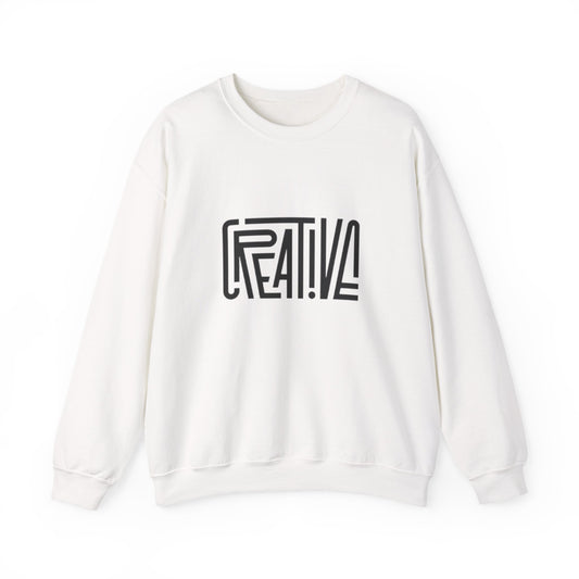 Creative Vibe Unisex Heavy Blend™ Crewneck Sweatshirt, Cozy Gift for Artists, Creative Sweatshirt, Casual Wear, Birthday Present