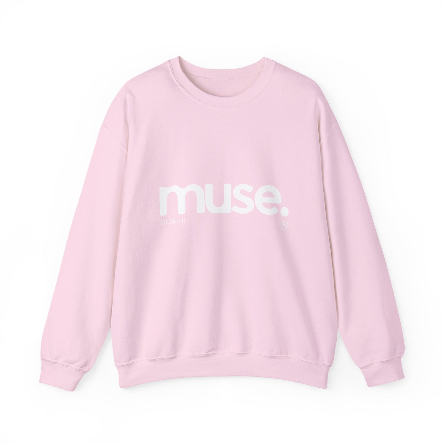 Chic Muse Unisex Heavy Blend Crewneck Sweatshirt, Cozy Casual Style, Gift for Creatives, Fashionable Sweatshirt, Layering Essential