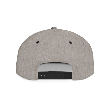 Retro Vibes Flat Bill Snapback Cap, Trendy Snapback Hat, Casual Streetwear Accessory, Unique Gift for Him/Her, Perfect for Festivals