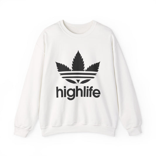 Highlife Crewneck Sweatshirt | Unisex Heavy Blend, Cozy Streetwear, Casual Outfit, Gift for Him/Her, Trendy Apparel