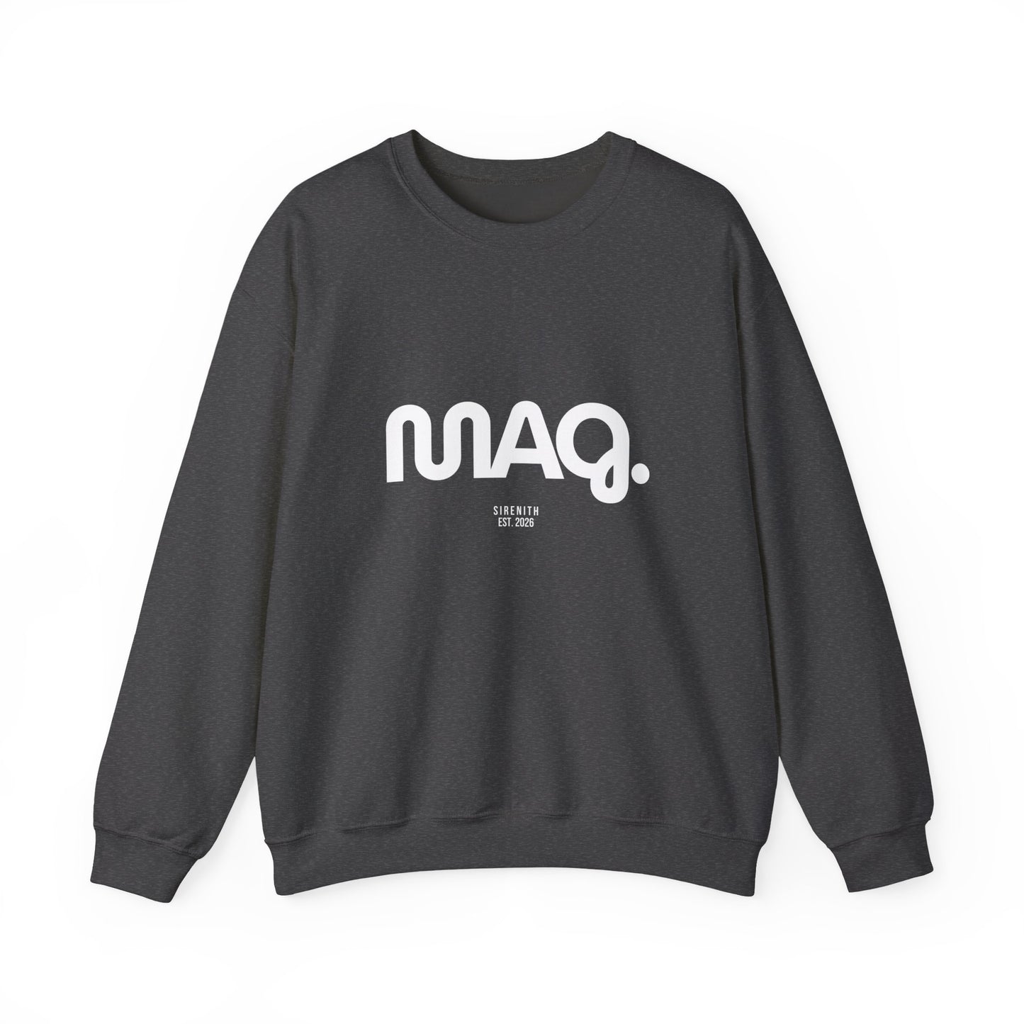 Stylish Unisex Crewneck Sweatshirt with Trendy 'MAQ' Design, Casual Wear, Gift for Him/Her, Cozy Fashion, Everyday Comfort
