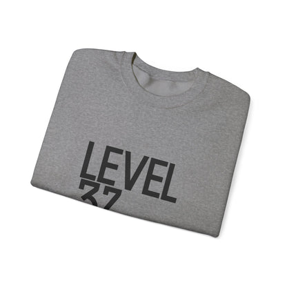 Level 37 Unisex Heavy Blend™ Crewneck Sweatshirt - Gaming Gift, Casual Wear, Birthday Present, Trendy Sweater, Unique Design