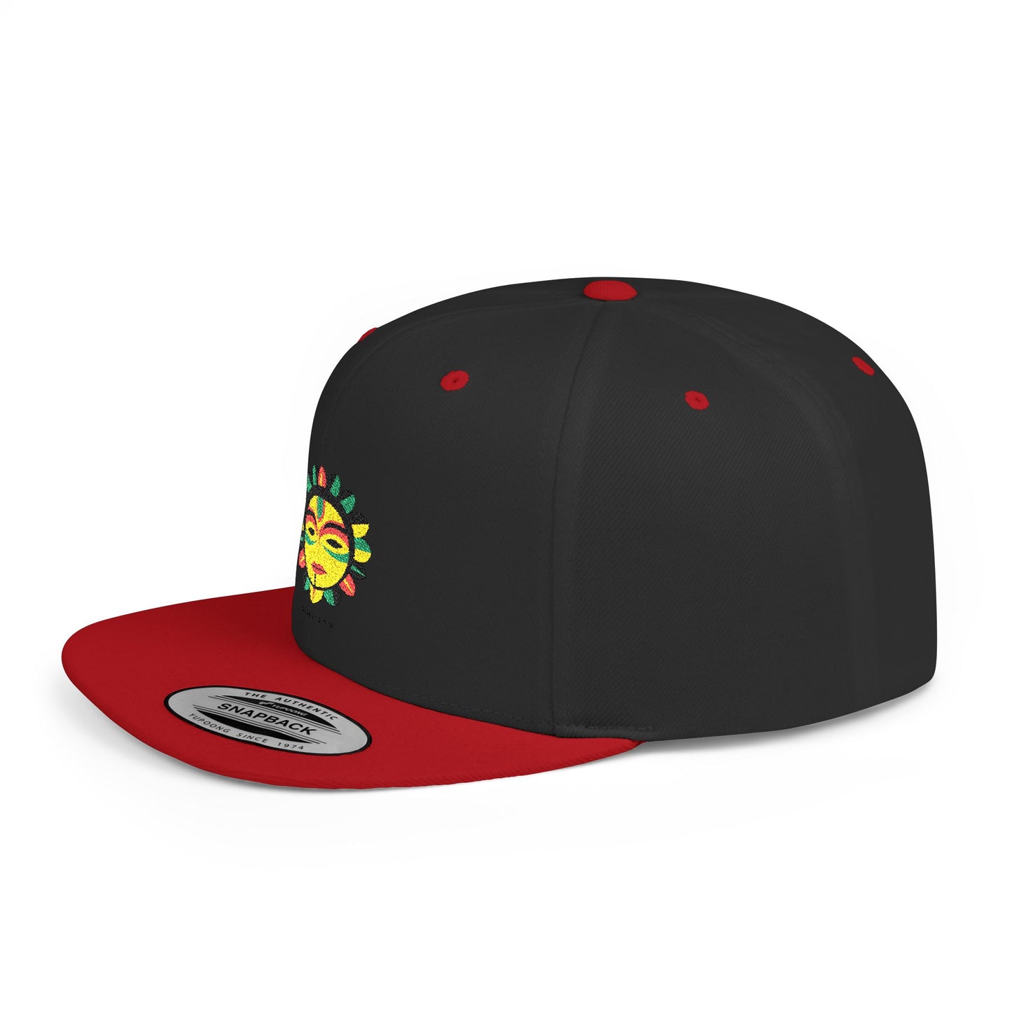 Sunshine Embroidered Flat Bill Snapback Cap - Summer Hat, Outdoor Gear, Festival Accessory, Unique Gift, Stylish Hat