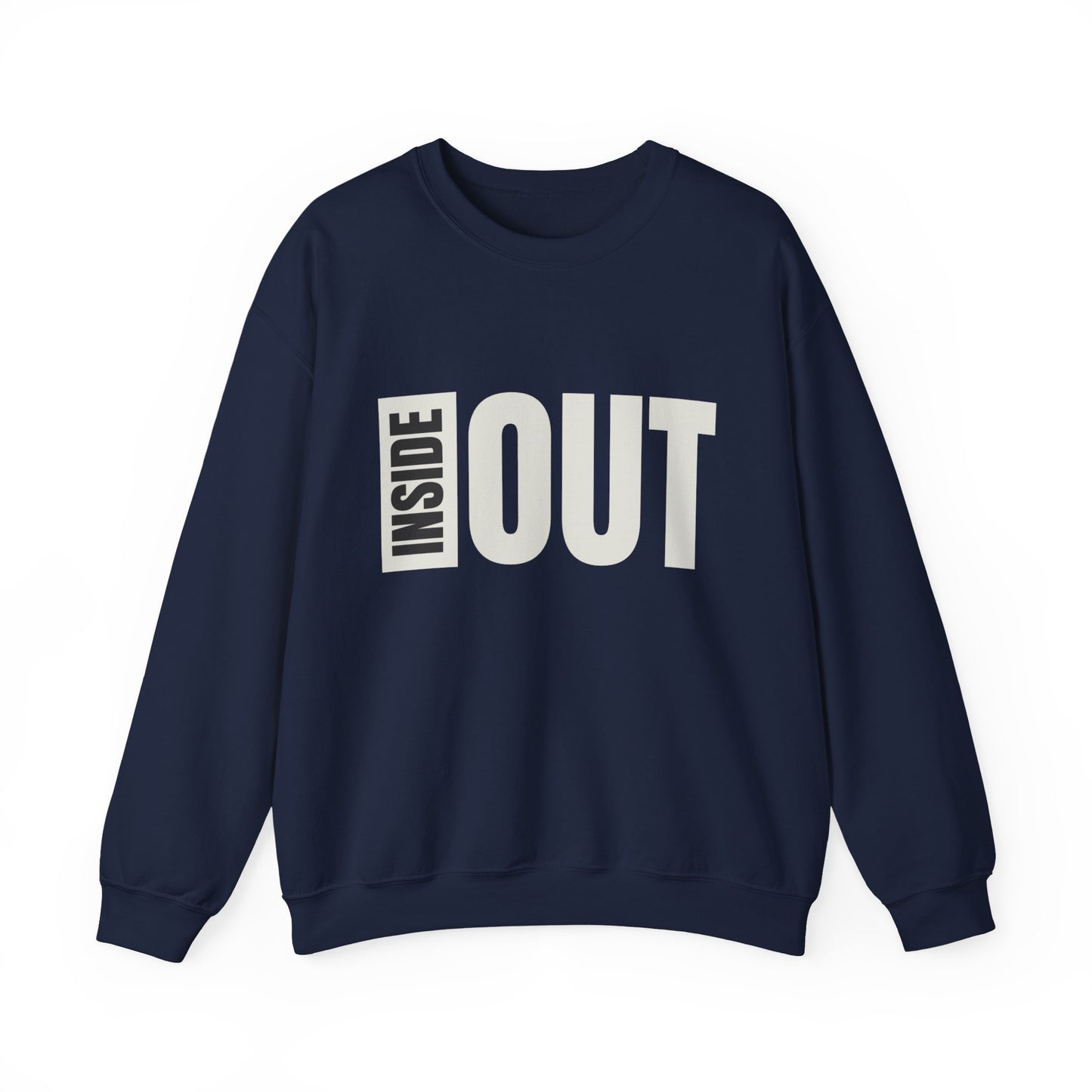 Inside Out Unisex Crewneck Sweatshirt - Cozy Apparel for Casual Days, Perfect Gift for Friends, Trendy Streetwear, Unique Style