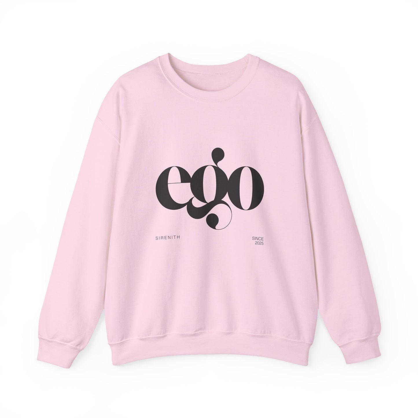 Ego Crewneck Sweatshirt, Cozy unisex apparel, Gift for fashion lovers, Casual wear, Perfect for winter, Graphic sweatshirt for