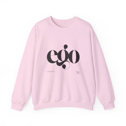Ego Crewneck Sweatshirt, Cozy unisex apparel, Gift for fashion lovers, Casual wear, Perfect for winter, Graphic sweatshirt for
