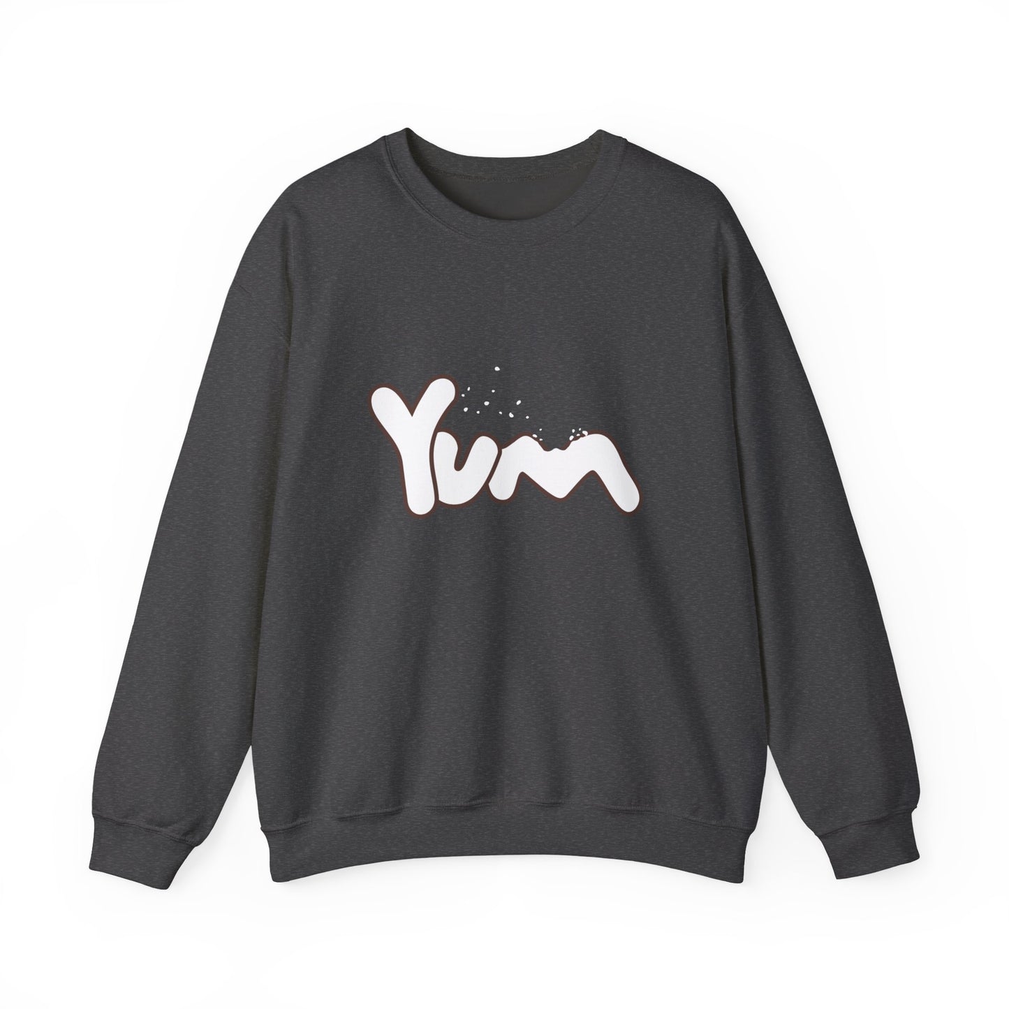 Yummy Vibes Crewneck Sweatshirt | Unisex Cool Fashion Gift, Cozy Loungewear, Foodie Apparel, Fun Kitchen Wear, Casual Everyday Style