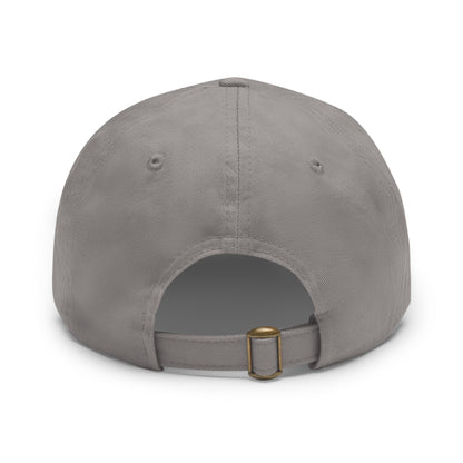 Stylish Dad Hat with Leather Lion Patch - Casual Cap for Everyday Wear, Gifts for Him, Summer Accessories, Adjustable Hat