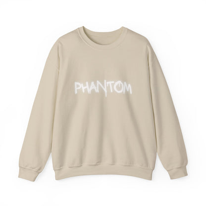 Phantom Unisex Crewneck Sweatshirt, Cozy Fashion, Casual Wear, Halloween Apparel, Gift for Ghost Lovers, Comfortable Everyday