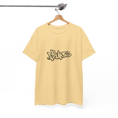 Heavy Cotton Tee with Graffiti Design, Streetwear, Casual Wear, Gift for Her, Gift for Him, Urban Fashion, Everyday Style