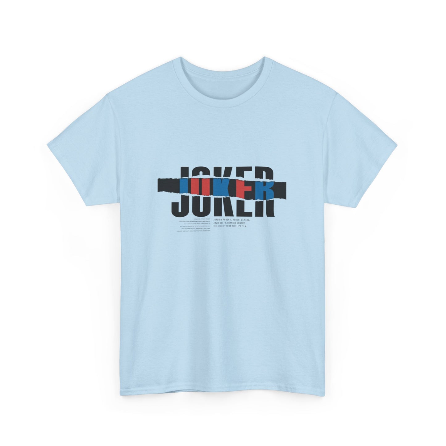 Joker Graphic Tee,  Heavy Cotton Tee, Streetwear Shirt, Casual Wear Tee, Gift for Fans, Movie Merchandise