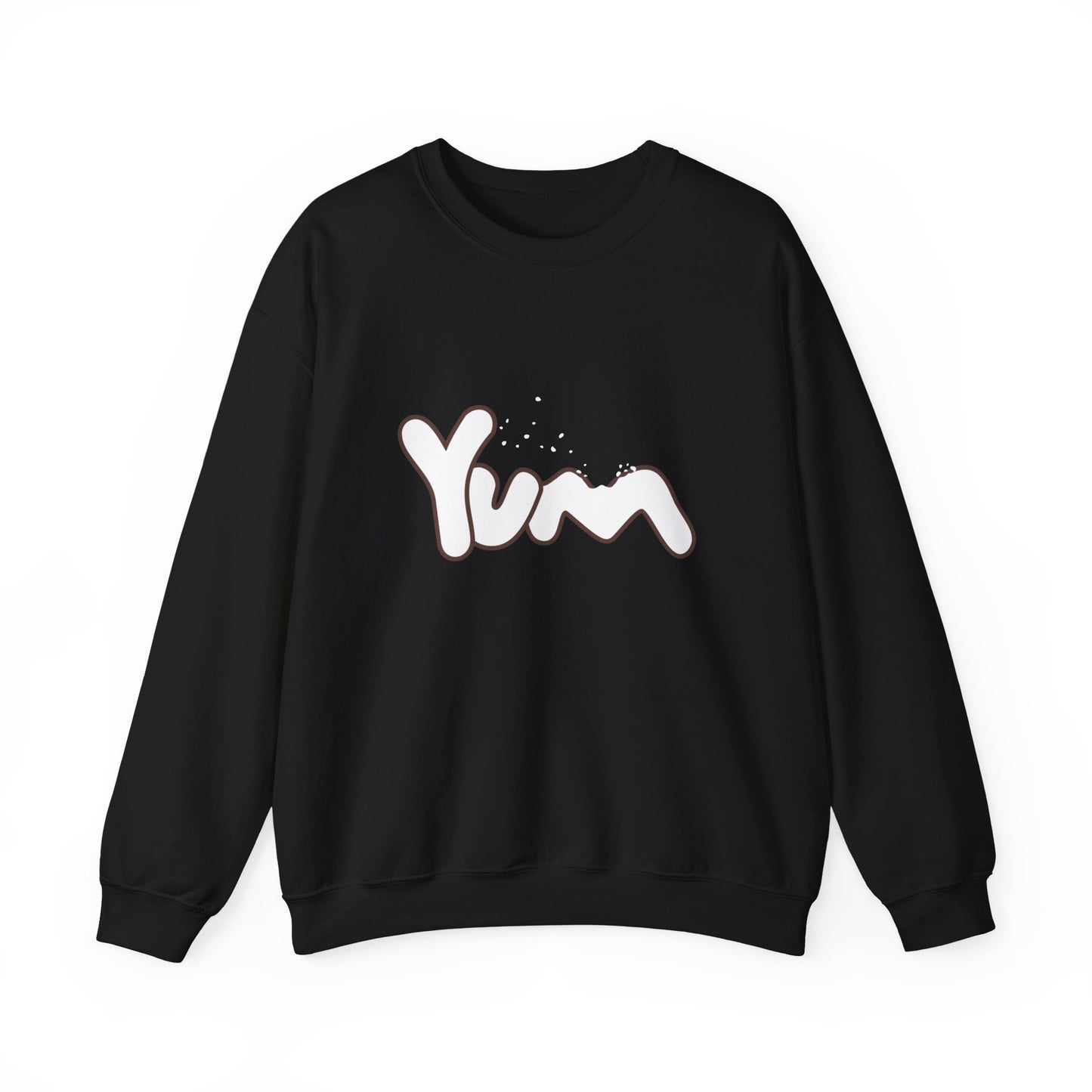 Yummy Vibes Crewneck Sweatshirt | Unisex Cool Fashion Gift, Cozy Loungewear, Foodie Apparel, Fun Kitchen Wear, Casual Everyday Style