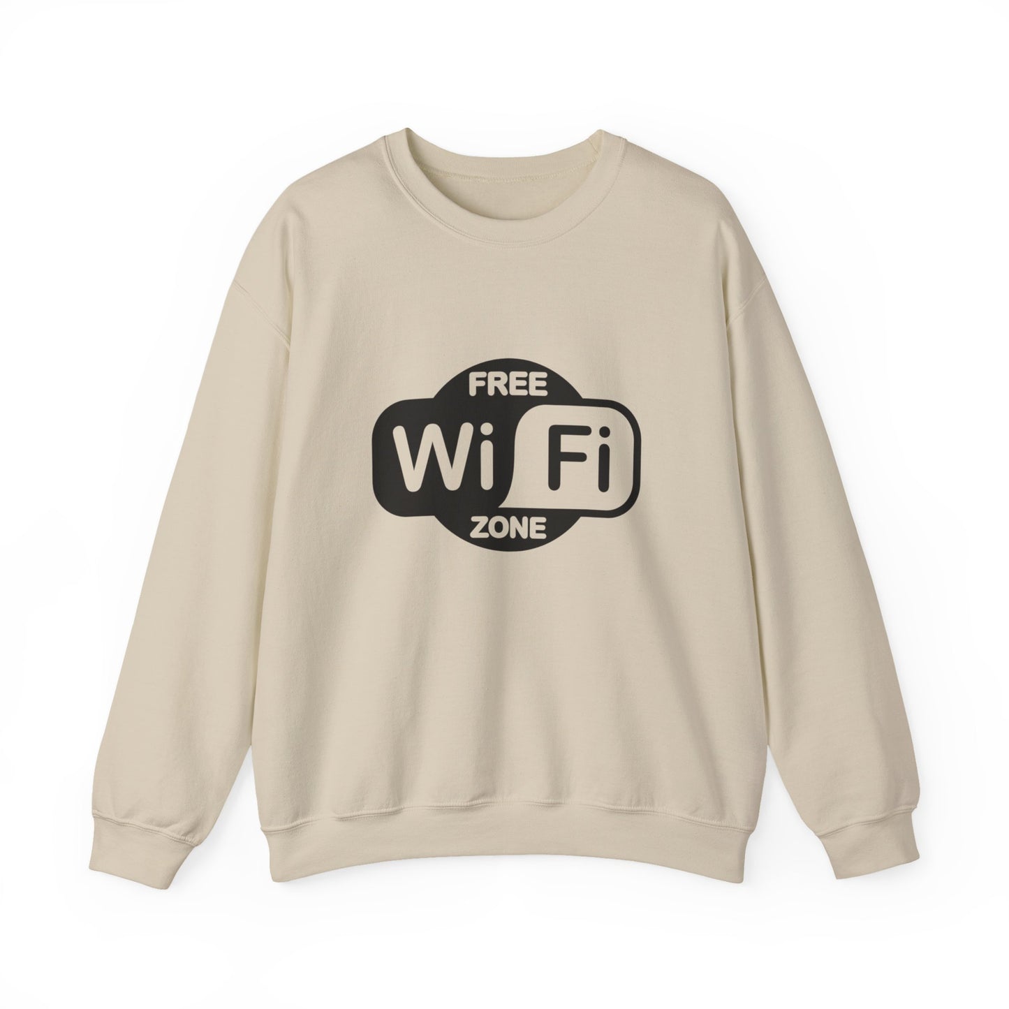 Cozy WiFi Zone Sweatshirt | Unisex Crewneck | Perfect for Home, Travel, or Gifts