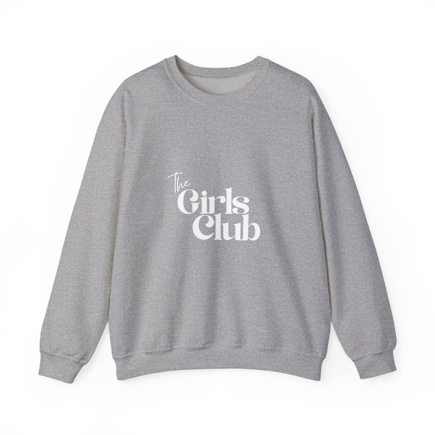The Girls Club Crewneck Sweatshirt - Cozy Unisex Fashion, Gift for Friends, Casual Wear, Group Events, Birthday Celebrations