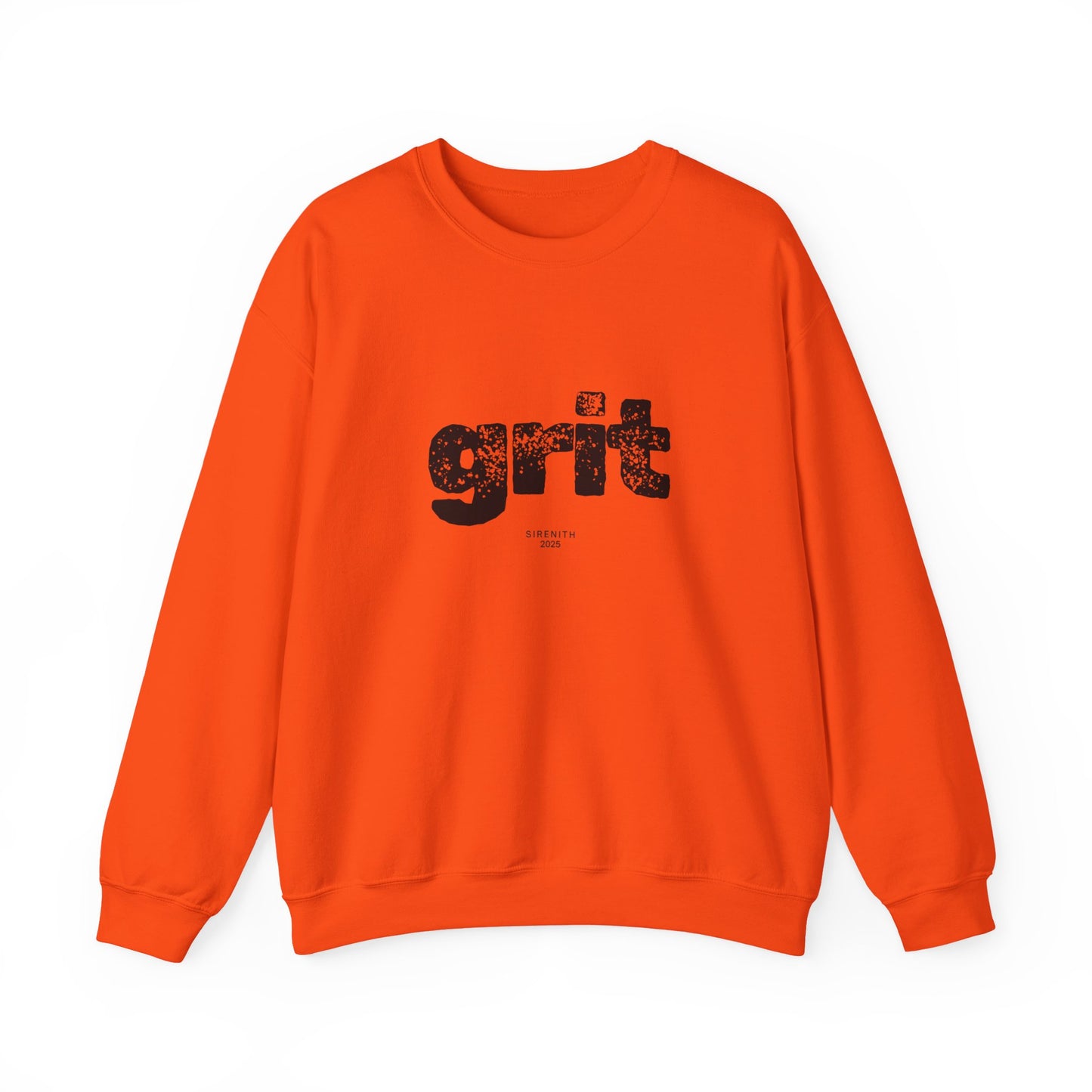 Grit Inspirational Crewneck Sweatshirt | Cozy Unisex Pullover, Motivational Gift, Perfect for Fall, Self-Care Apparel, Casual Everyday Wear