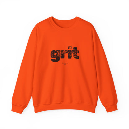 Grit Inspirational Crewneck Sweatshirt | Cozy Unisex Pullover, Motivational Gift, Perfect for Fall, Self-Care Apparel, Casual Everyday Wear