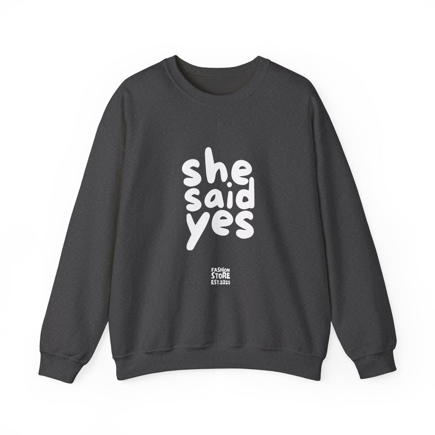 She Said Yes Sweatshirt, Engagement Gift for Bride-to-Be, Cozy Crewneck, Wedding Celebration, Proposal Reminder