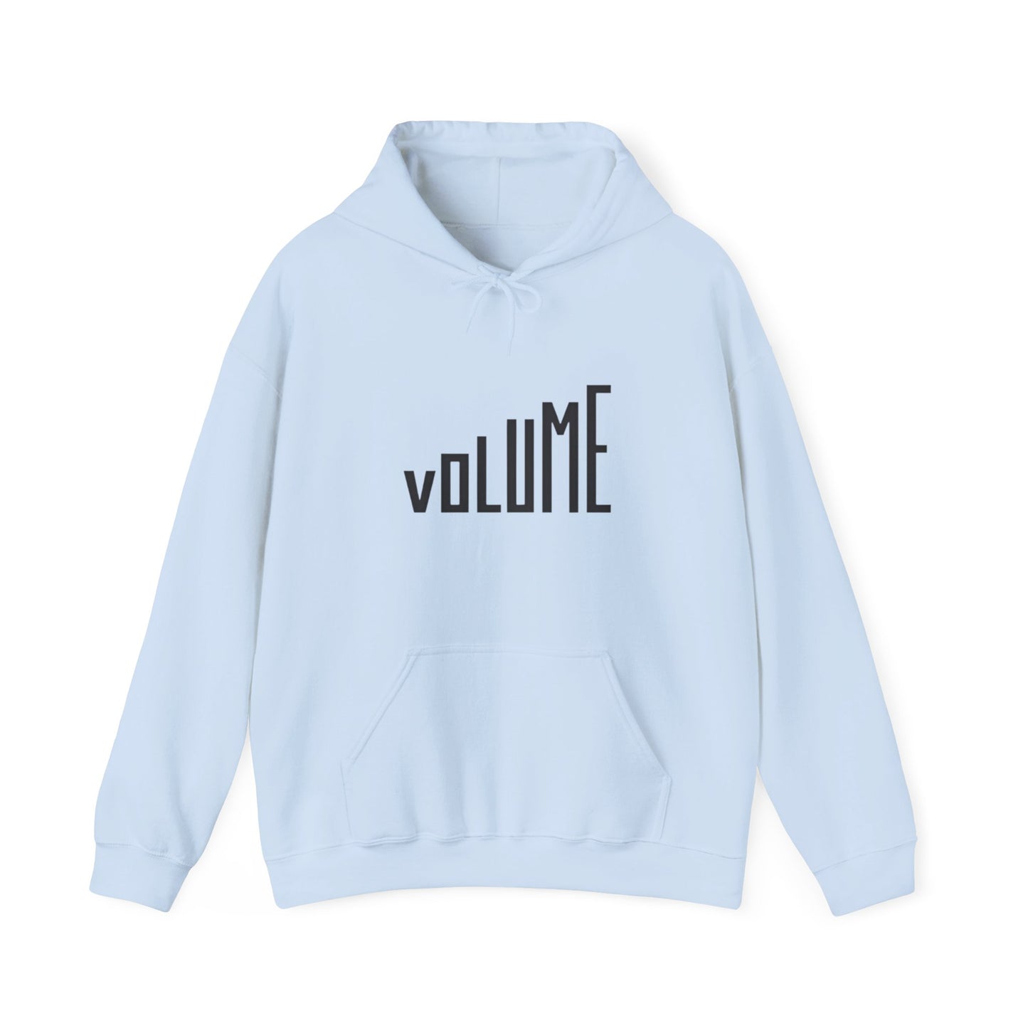 Volume Graphic Unisex Hoodie, Cozy Sweatshirt, Casual Wear, Music Lover Gift, Trendy Streetwear, Lounge Hoodie