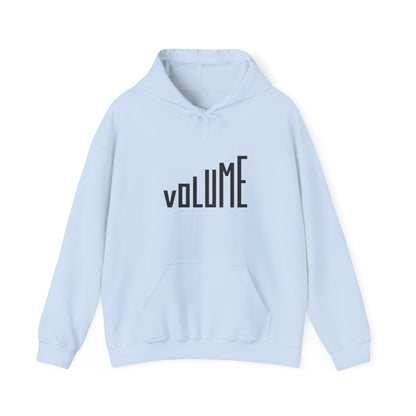 Volume Graphic Unisex Hoodie, Cozy Sweatshirt, Casual Wear, Music Lover Gift, Trendy Streetwear, Lounge Hoodie