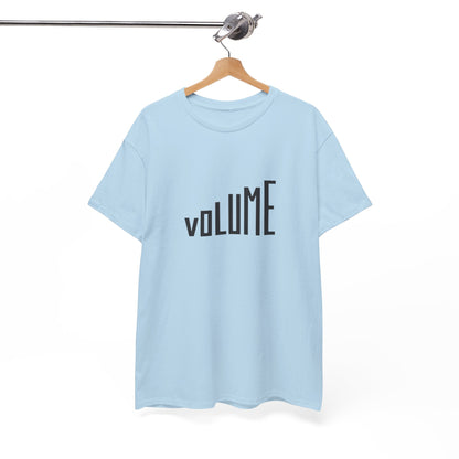 Volume Graphic Heavy Cotton Tee, Music Lover Tee, Casual Tees, Gift for Musicians, Music Festival Shirt