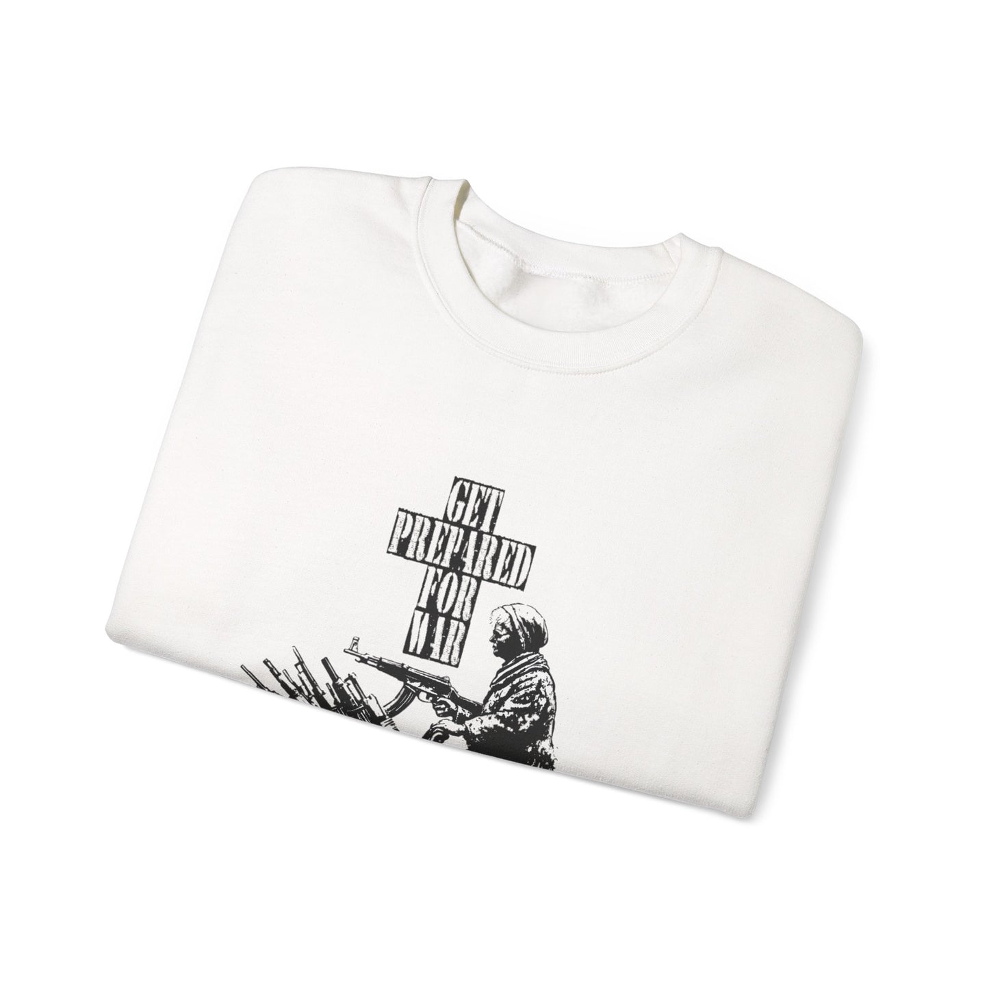 Vintage-Inspired Unisex Sweatshirt with 'Get Prepared for...' Design, Cozy Gift for Her, Him, Holidays, Casual Wear, Nostalgic Vibe