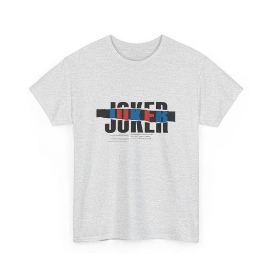 Joker Graphic Tee,  Heavy Cotton Tee, Streetwear Shirt, Casual Wear Tee, Gift for Fans, Movie Merchandise