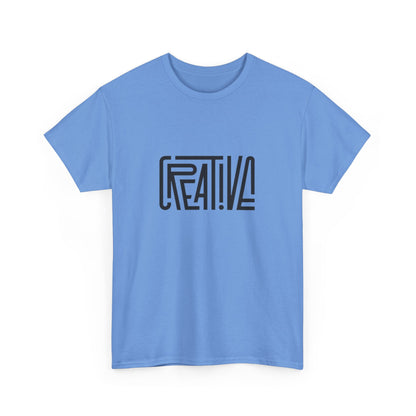 Creative Vibes Heavy Cotton Tee, Artistic T-Shirt for Creatives, Gift for Artists, Daily Wear, Inspiration Tee