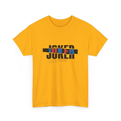 Joker Graphic Tee,  Heavy Cotton Tee, Streetwear Shirt, Casual Wear Tee, Gift for Fans, Movie Merchandise