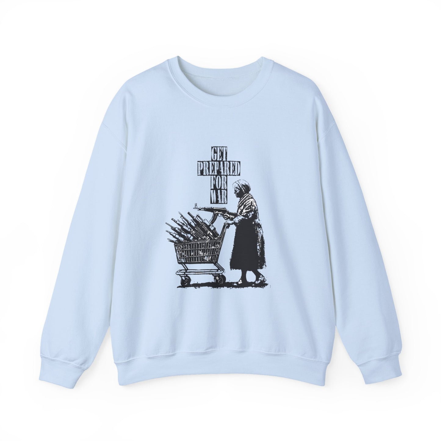 Vintage-Inspired Unisex Sweatshirt with 'Get Prepared for...' Design, Cozy Gift for Her, Him, Holidays, Casual Wear, Nostalgic Vibe