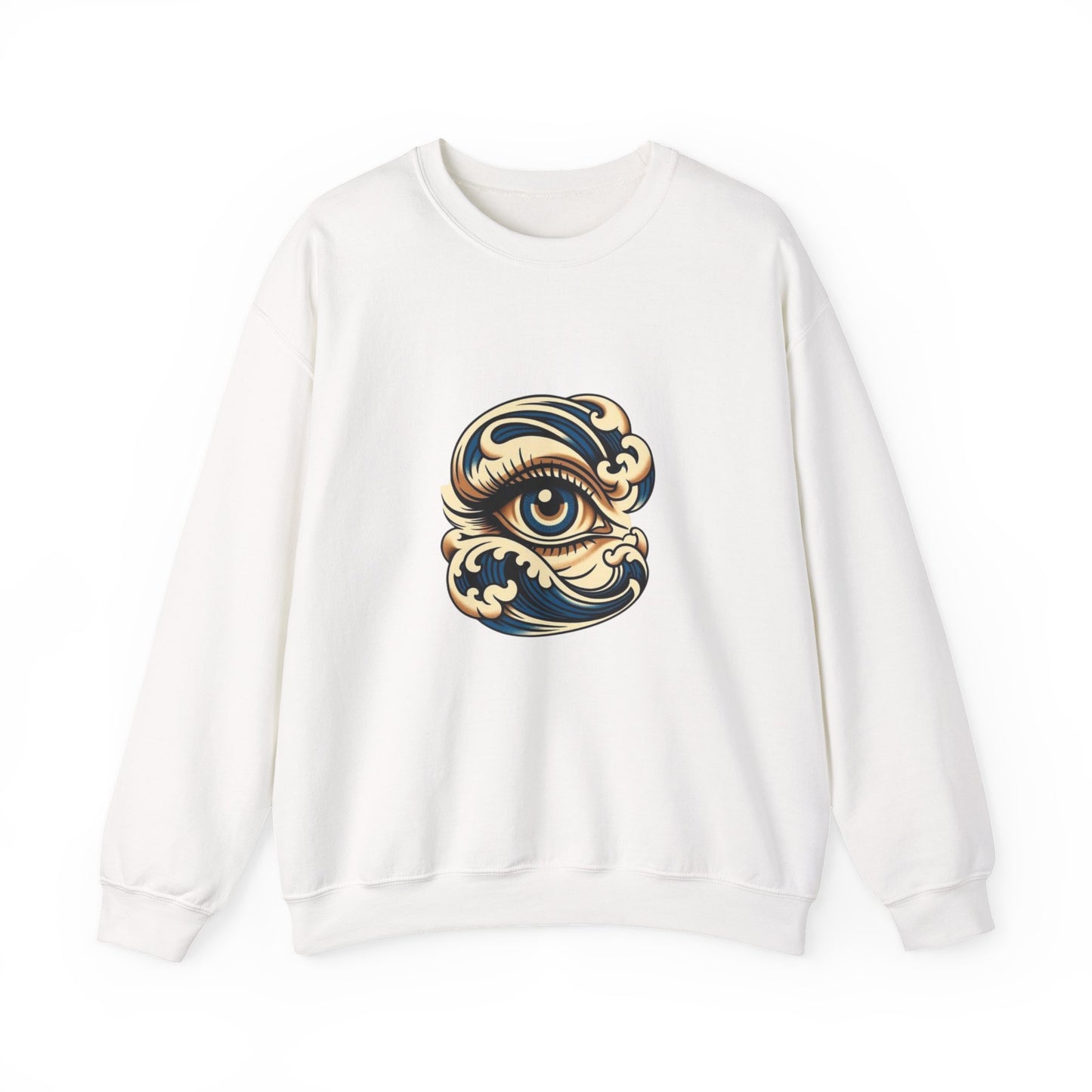 Eye of Awareness Unisex Crewneck Sweatshirt | Cozy Artistic Wear, Casual Gift, Art-Lovers Attire, Everyday Comfort