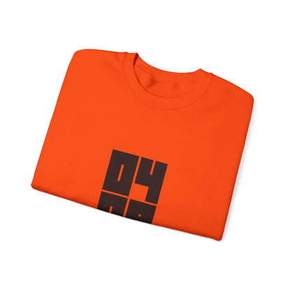 Minimalist Date Sweatshirt | Unisex Crewneck | Cozy Casual Wear | Gift for Him and Her | Perfect for Birthdays, Anniversaries, Everyday