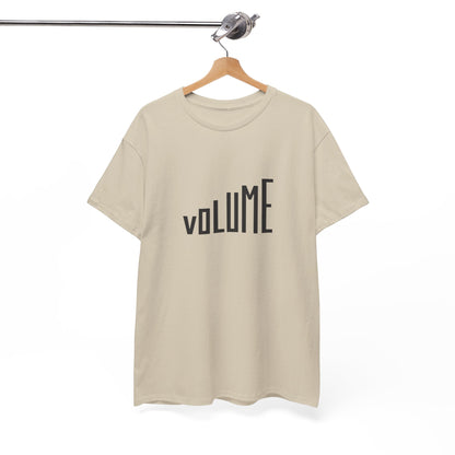 Volume Graphic Heavy Cotton Tee, Music Lover Tee, Casual Tees, Gift for Musicians, Music Festival Shirt