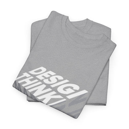 Design Thinking  Heavy Cotton Tee, Casual Graphic Tees, Gift for Designers, Cool Everyday Wear, Unique Art Shirt, Trendy Fashion Top