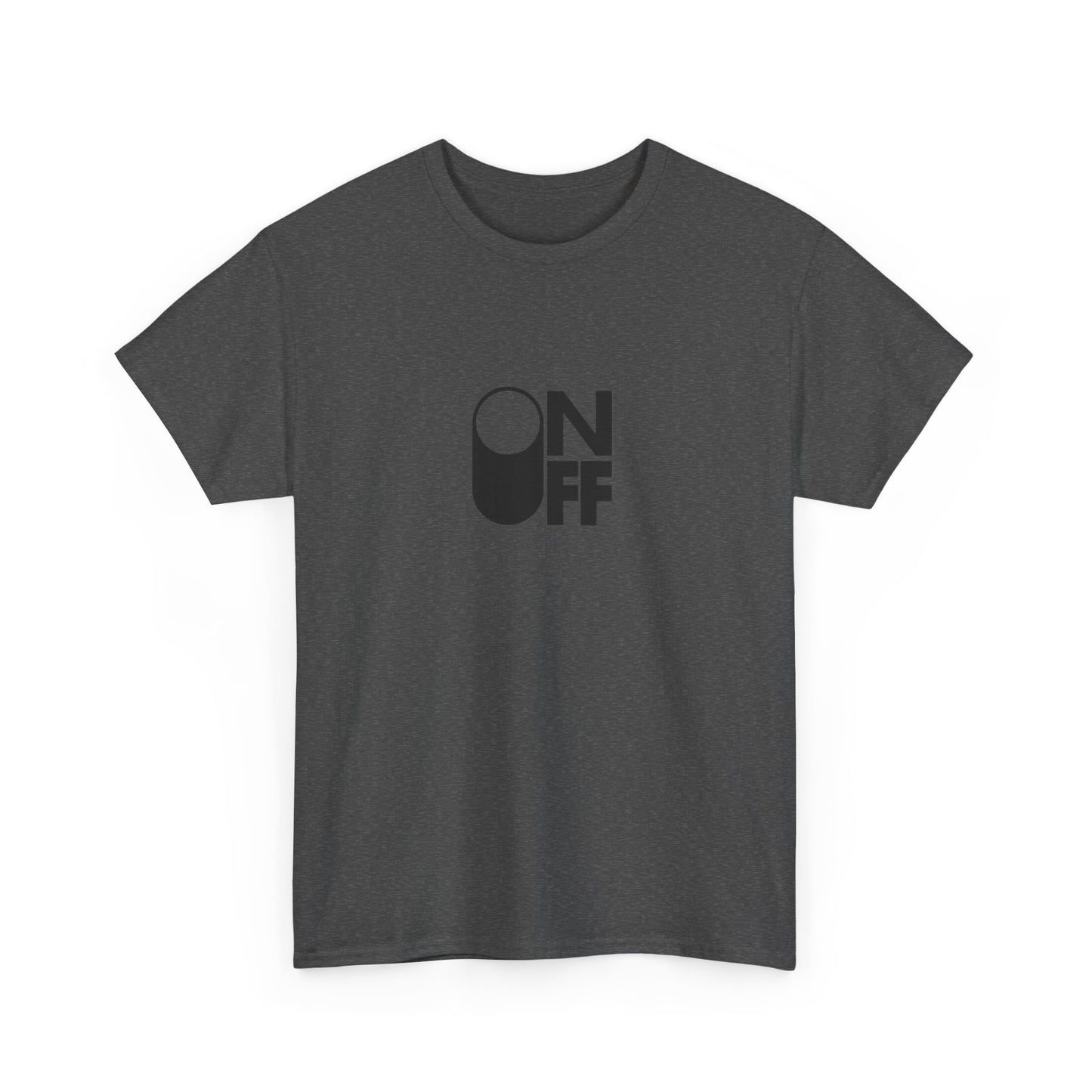 ON/OFF Heavy Cotton Tee - Perfect Gift for Tech Lovers, Casual Wear, Gamer Shirt, Everyday Comfort