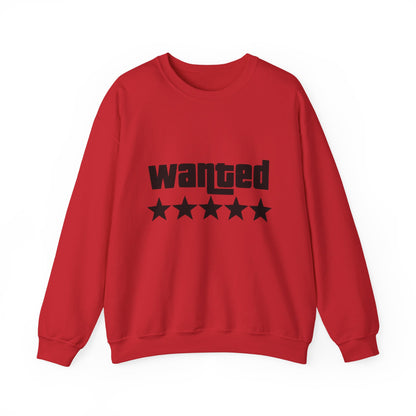 Wanted Stars Unisex Sweatshirt | Cozy Graphic Crewneck | Casual Wear, Unique Gift, Streetwear, Fashion Statement, Holiday Apparel
