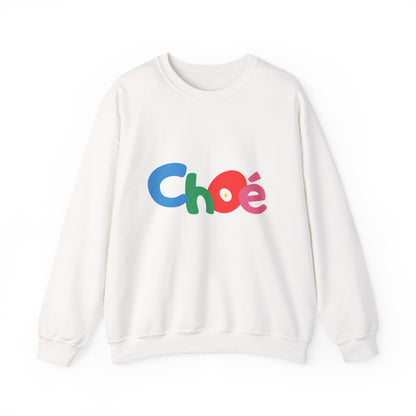Colorful Chloé Sweatshirt for All Seasons, Unisex Crewneck Sweatshirt, Gift for Her, Trendy Apparel, Cozy Casual Wear, Birthday Gift