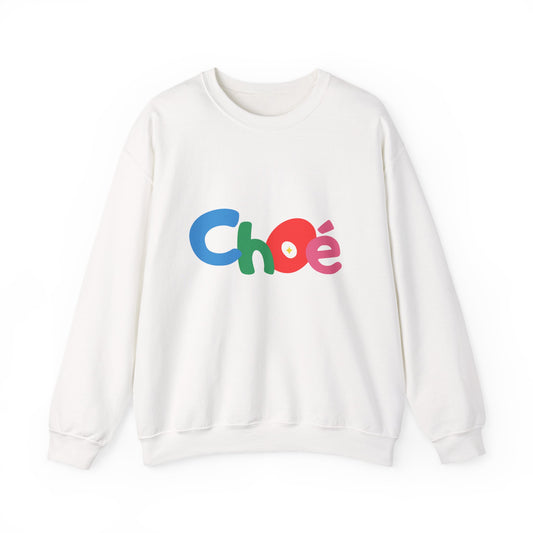 Colorful Chloé Sweatshirt for All Seasons, Unisex Crewneck Sweatshirt, Gift for Her, Trendy Apparel, Cozy Casual Wear, Birthday Gift