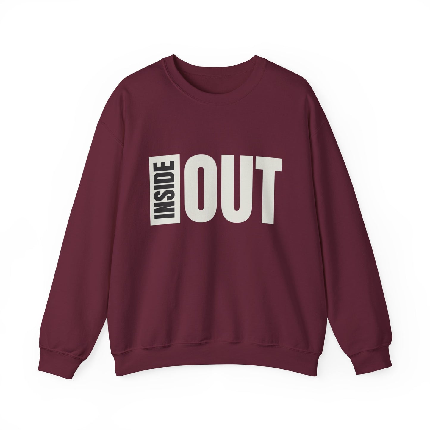 Inside Out Unisex Crewneck Sweatshirt - Cozy Apparel for Casual Days, Perfect Gift for Friends, Trendy Streetwear, Unique Style